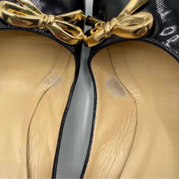 Kate Spade Antonella Gold Bow Heels size 6.5 - Picture 12 of 14